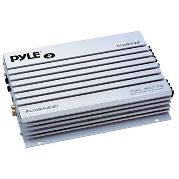 Main product image for Pyle PLMRA200 2 Channel 400 Watt Marine Amplifier 267-7272